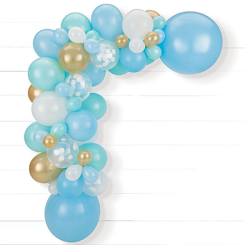 Nav Item for Air-Filled Pastel Blue Balloon Garland Kit Image #2