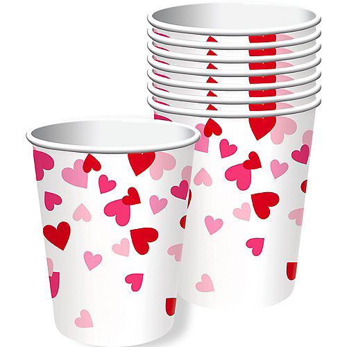 Cross My Heart Paper Cups, 9oz, 8ct Image #1