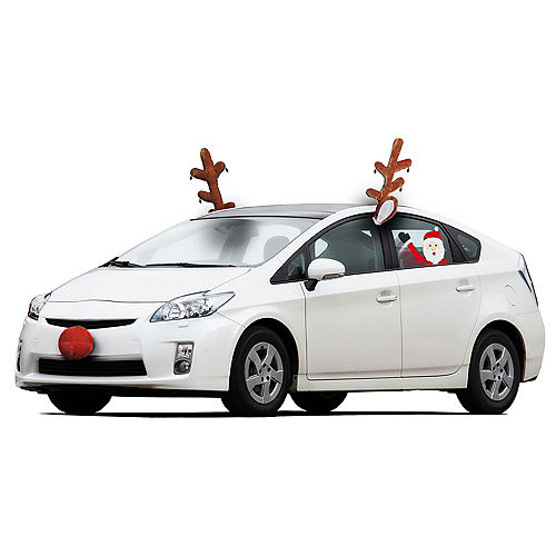 Nav Item for Santa & Reindeer Christmas Car Decorating Kit Image #1