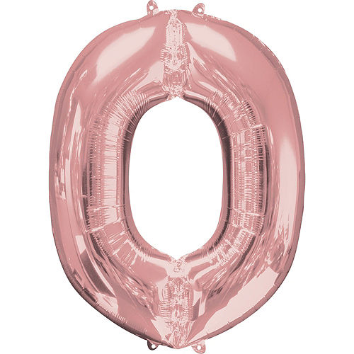 Rose Gold XOXO Balloon Phrase, 34in Letters Image #2