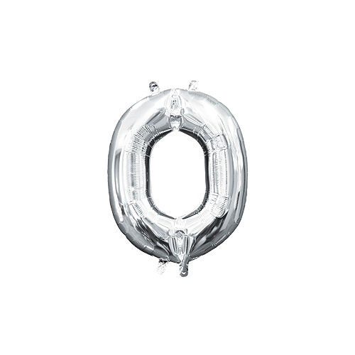 Nav Item for Silver XOXO Balloon Phrase, 13in Letters Image #2