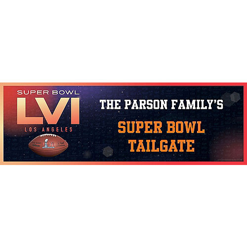 Nav Item for Custom Super Bowl LVI Vinyl Horizontal Banner, 6ft x 2ft Image #1