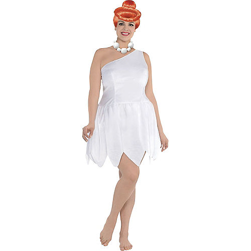 Nav Item for Adult Wilma & Fred Couples Costumes Plus Size - The Flintstones Image #2