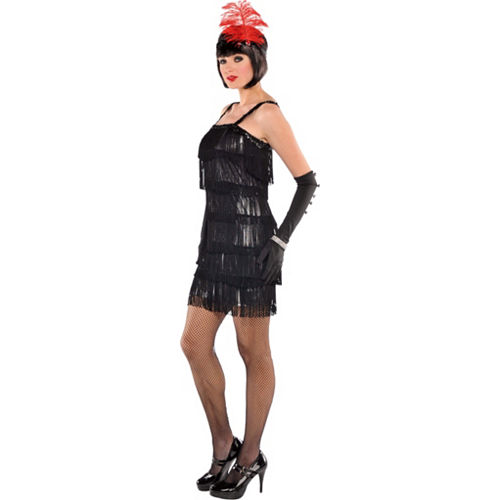 Nav Item for Adult Flashy Flapper Costume Image #2
