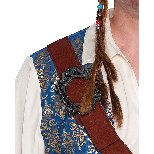 Nav Item for Adult Jack Sparrow Pirate Costume Plus Size Image #3