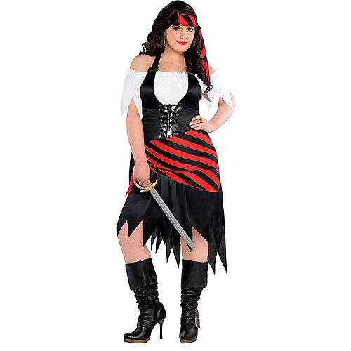 Rogue Maiden Pirate Costume Plus Size Party City - Diy Plus Size Pirate Costume Womens