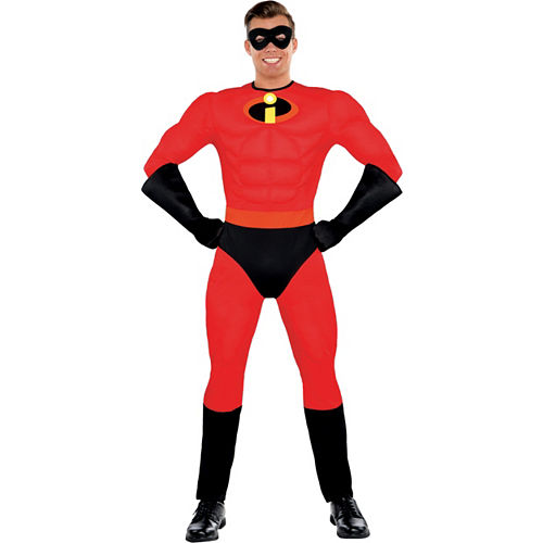 Mens Mr. Incredible Muscle Costume - The Incredibles Image #1