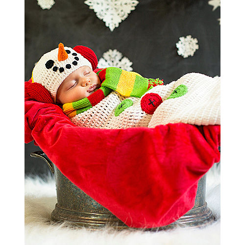 Nav Item for Baby Crochet Cocoon Snow Baby Costume Image #5
