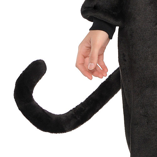 Nav Item for Adult Zipster Black Cat One Piece Costume Image #2
