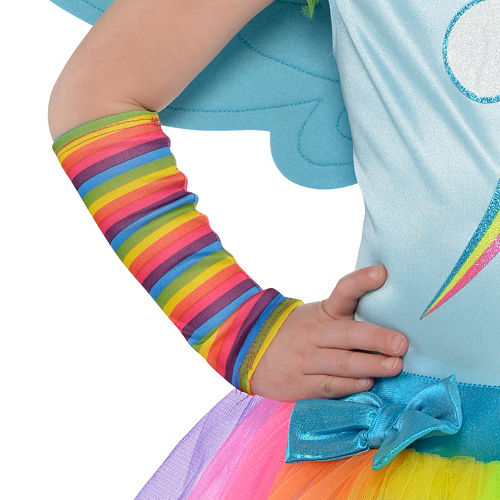 Nav Item for Toddler Girls Rainbow Dash Costume - My Little Pony Image #3