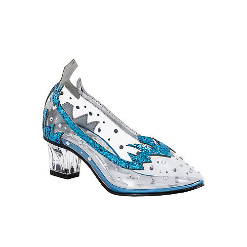 Child Ice Princess Blue High Heel Shoes Image #1
