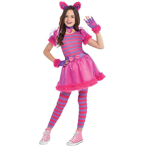 Girls Cheshire Cat Costume Party City - Cheshire Cat Kid Costume Diy