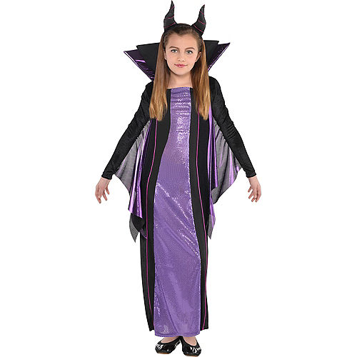 Girls Maleficent Costume - Sleeping Beauty Image #1
