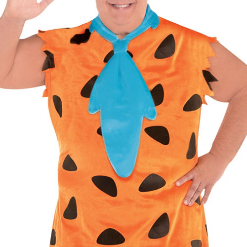 Nav Item for Adult Fred Flintstone Costume Plus Size - The Flintstones Image #3
