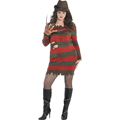 Nav Item for Adult Miss Krueger Costume Plus Size - A Nightmare on Elm Street Image #1