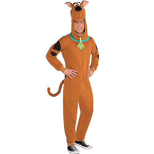 Nav Item for Adult Zipster Scooby-Doo One Piece Costume Image #1