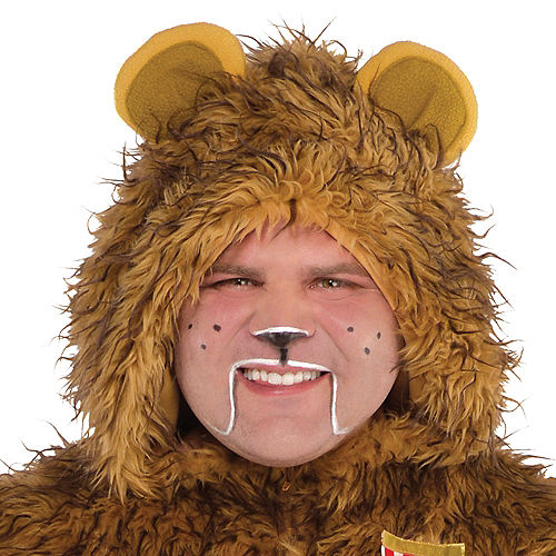 Adult Zipster Cowardly Lion One Piece Costume Plus Size - The Wizard of Oz Image #2