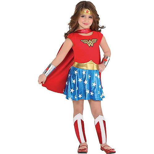 Toddlers' Wonder Woman Deluxe Costume Image #1