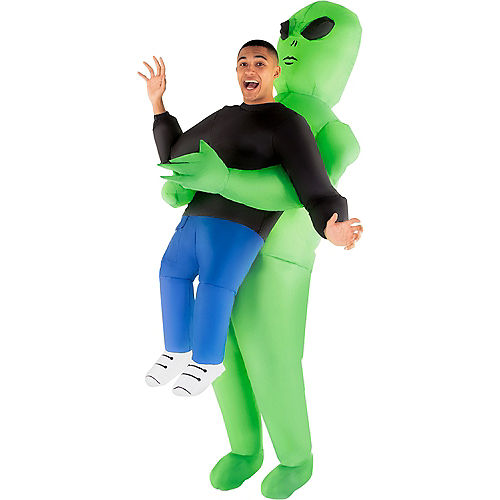 Adult Inflatable Alien Pick-Me-Up Costume Image #1