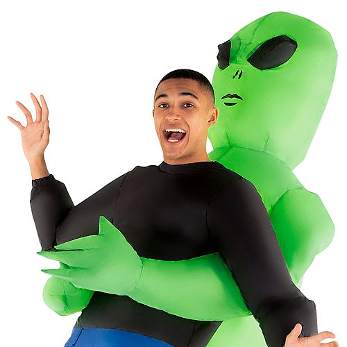 Adult Inflatable Alien Pick-Me-Up Costume Image #2
