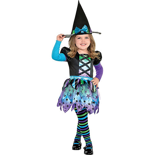 Girls Spell Caster Witch Costume Image #1