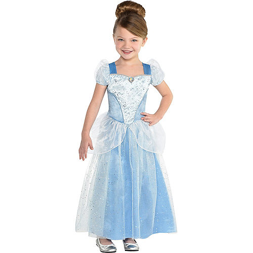 Girls Classic Cinderella Costume - Cinderella Image #1