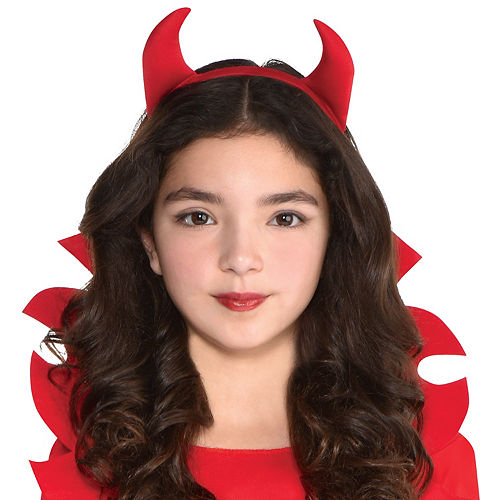 Nav Item for Girls Devious Devil Costume Image #2