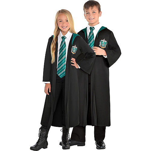 Nav Item for Child Slytherin Robe - Harry Potter Image #1