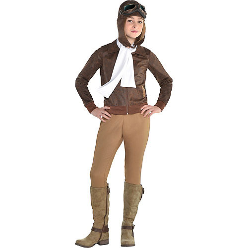 Nav Item for Girls Amelia Earhart Costume Accessory Kit Image #1
