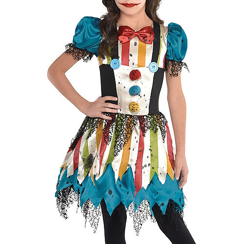 Child Creepy Clown Costume Image #5