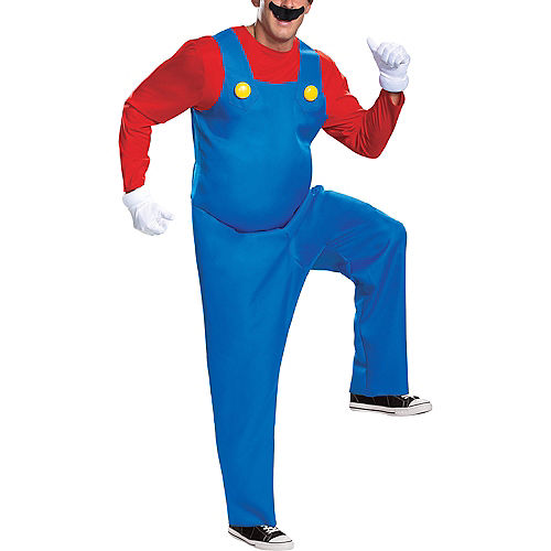 Nav Item for Adult Mario Costume - Super Mario Brothers Image #4