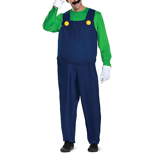 Nav Item for Adult Luigi Costume - Super Mario Brothers Image #4