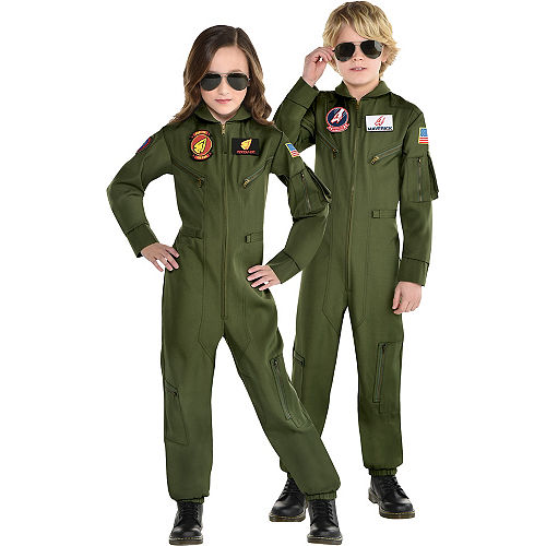 Maverick Flight Suit Costume for Kids - Top Gun 2 Image #1