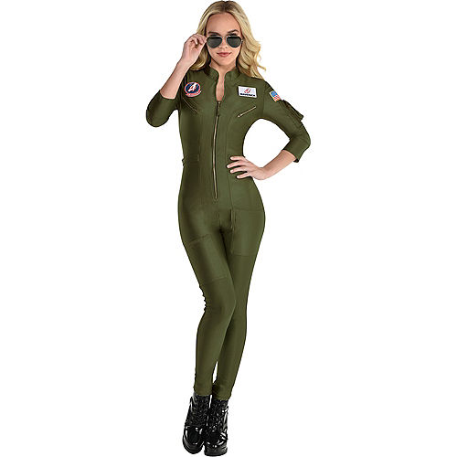 Nav Item for Maverick Flight Suit Costume for Women - Top Gun 2 Image #1