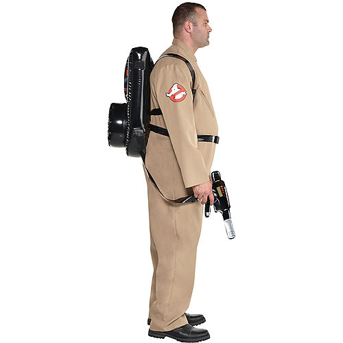 Adult Ghostbusters Plus Size Deluxe Costume with Proton Pack Image #2