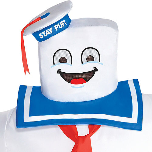 Adult Classic Inflatable Stay Puft Marshmallow Man Costume Plus Size - Ghostbusters Image #4