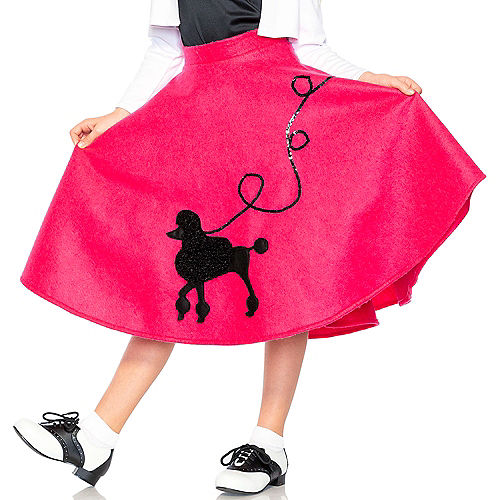 Nav Item for Child Poodle Skirt 50s Costume Image #4