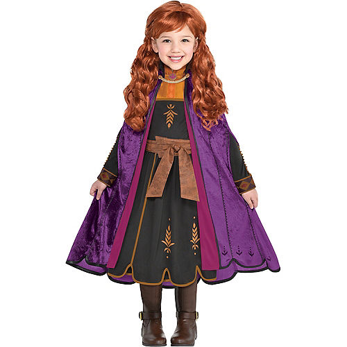 Child Act 2 Anna Costume with Wig - Frozen 2 Image #1