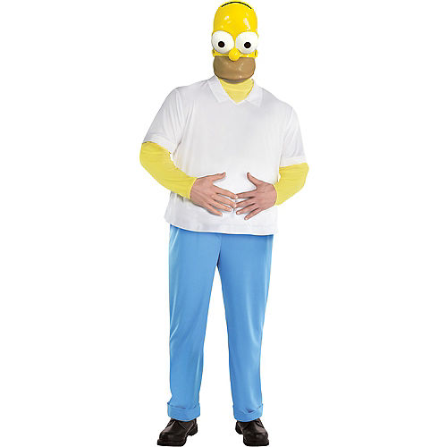 Adult Homer Costume Plus Size - The Simpsons Image #1