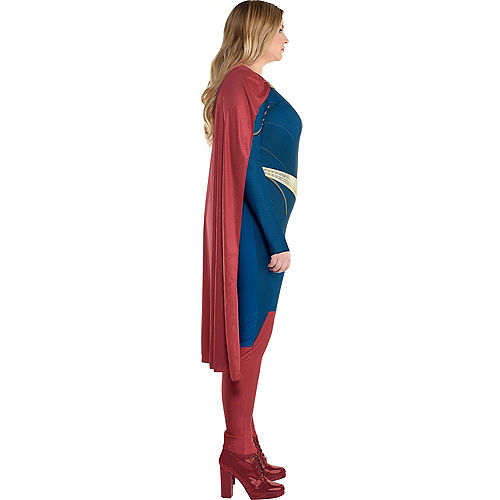 Adult Supergirl Costume Plus Size Image #3