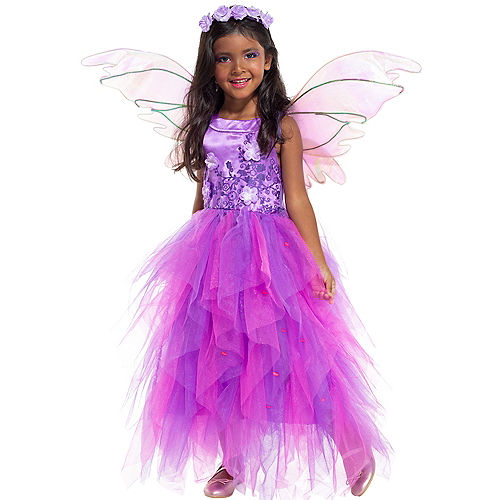 Kids' Light-Up Flower Fairy Deluxe Costume Image #1