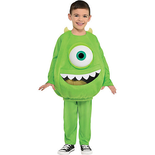 Nav Item for Kids' Mike Wazowski Costume - Pixar Monsters, Inc. Image #1