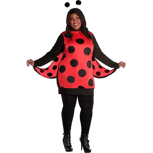 Adult Lovely Ladybug Costume - Plus Size Image #1