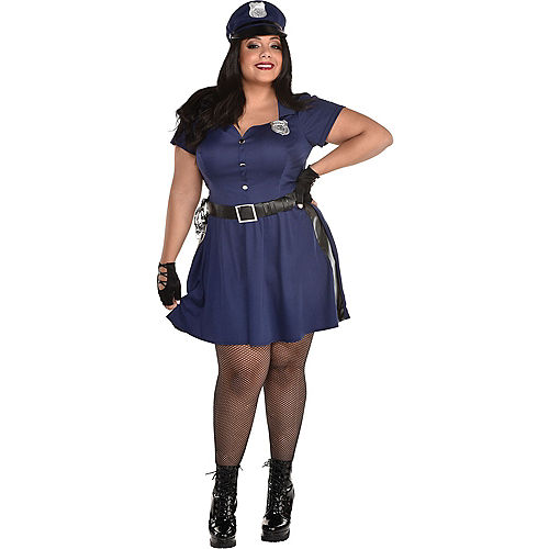 Nav Item for Adult Miranda Rights Cop Costume - Plus Size Image #1
