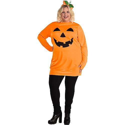 Nav Item for Adult Pumpkin Spice Costume - Plus Size Image #1