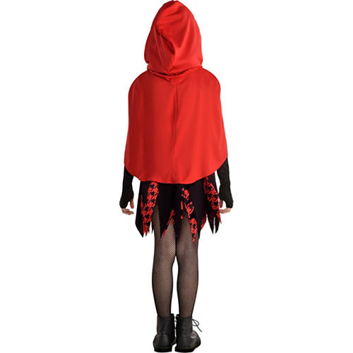 Nav Item for Kids' Rebel Red Riding Hood Costume Image #2
