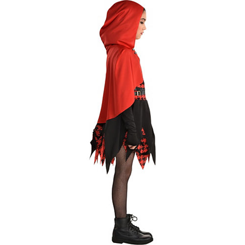 Nav Item for Kids' Rebel Red Riding Hood Costume Image #3