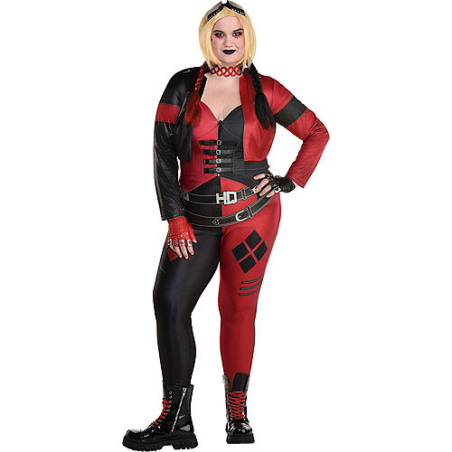 Adult Harley Quinn Plus Size Deluxe Costume - Suicide Squad 2 Image #1