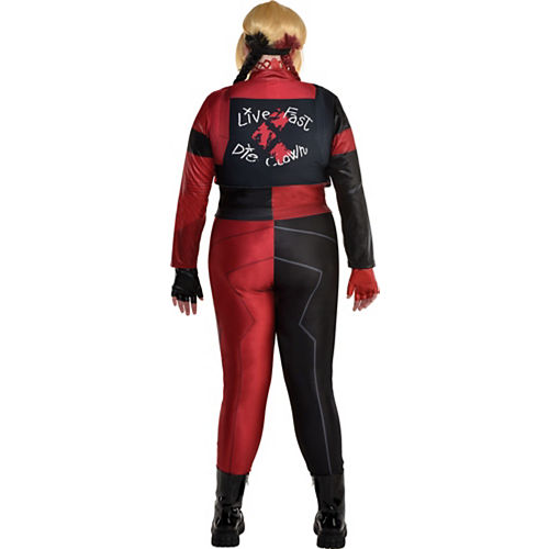 Adult Harley Quinn Plus Size Deluxe Costume - Suicide Squad 2 Image #2