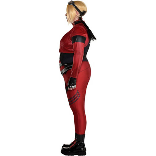 Adult Harley Quinn Plus Size Deluxe Costume - Suicide Squad 2 Image #3